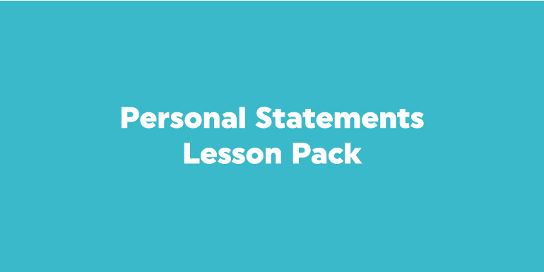 Personal Statement Lesson Pack